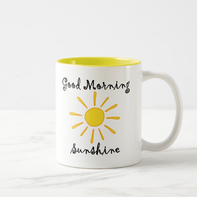 Good Morning Sunshine (L) Two-Tone Coffee Mug (Right)