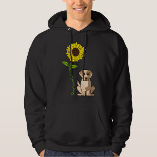 Good Morning Sunshine Labrador Retriver Sunflower Hoodie