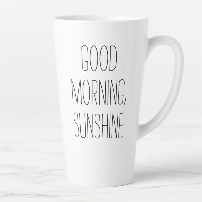 Good Morning, Sunshine Latte Mug (Right)