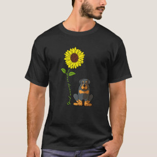 Good Morning Sunshine Love My Rottweiler Dog Mom T-Shirt