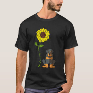 Good Morning Sunshine Love My Rottweiler Dog Mum T-Shirt
