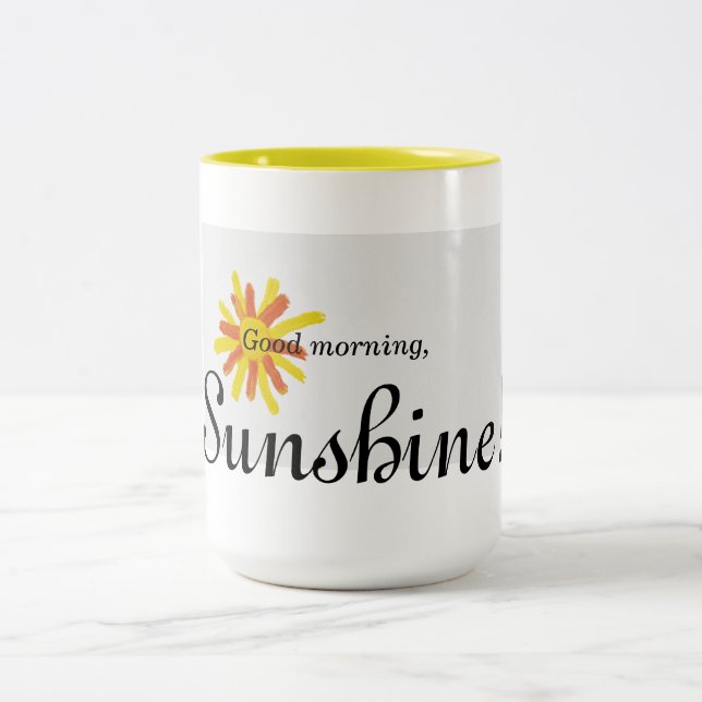 Good morning, Sunshine! mug (Center)