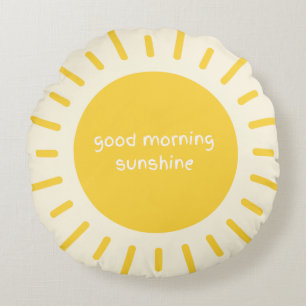 good morning sunshine nursery pillow