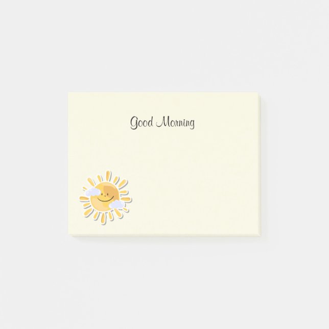 Good Morning Sunshine Post-it Notes (Front)