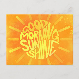 Good Morning, Sunshine! Postcard