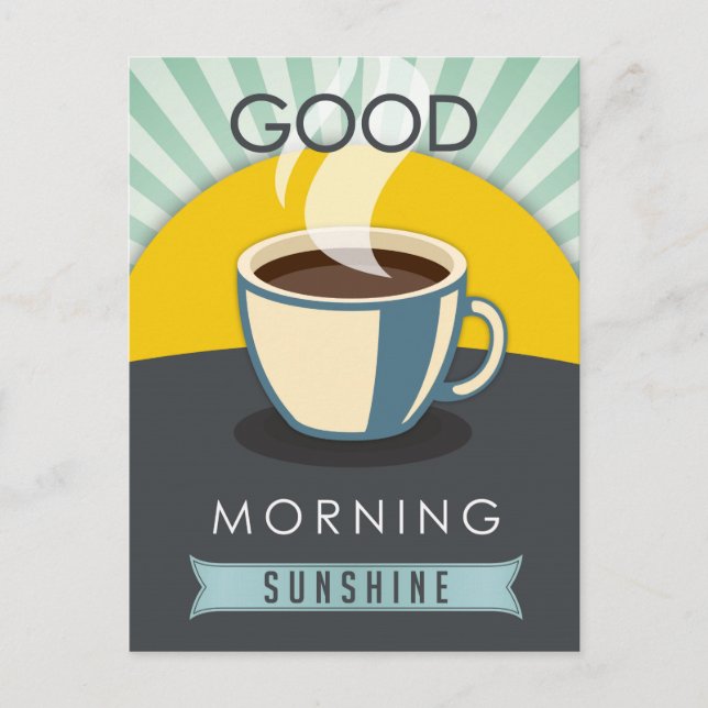Good Morning Sunshine Postcard (Front)