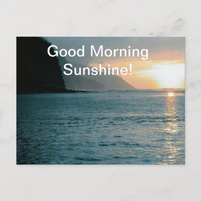Good Morning Sunshine! Postcard (Front)
