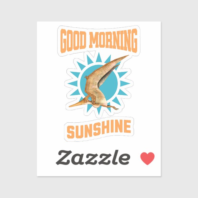 Good Morning Sunshine Pterodactyl Dino (Sheet)