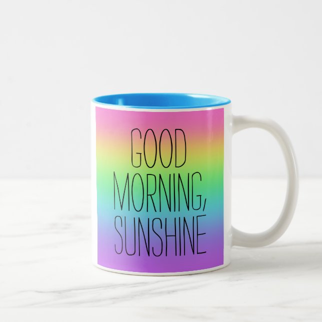 Good Morning, Sunshine Rainbow Mug (Right)