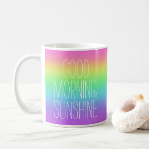 Good Morning Sunshine Rainbow Mug