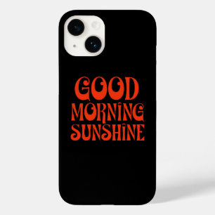 Good Morning Sunshine Retro Decor Print Case-Mate iPhone 14 Case