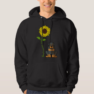 Good Morning Sunshine Rottweiler Dog Sunflower Hoodie