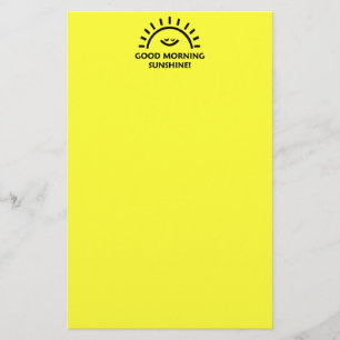 Good Morning Sunshine Stationery