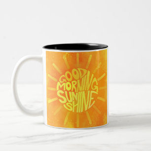Good Morning, Sunshine Two-Tone Coffee Mug