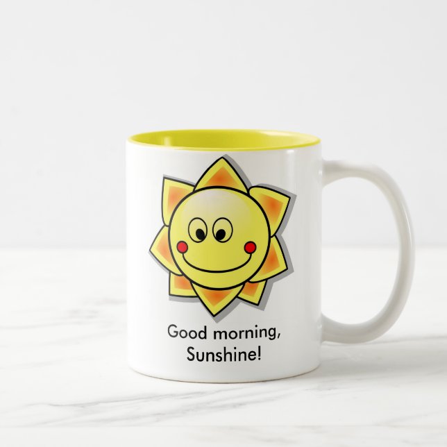 Good morning, Sunshine! Two-Tone Coffee Mug (Right)