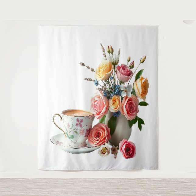 Good morning tea  tapestry (Front)