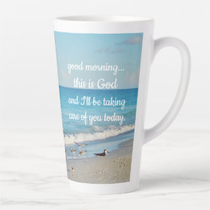 "Good morning, this is God" Giant Coffee Mug
