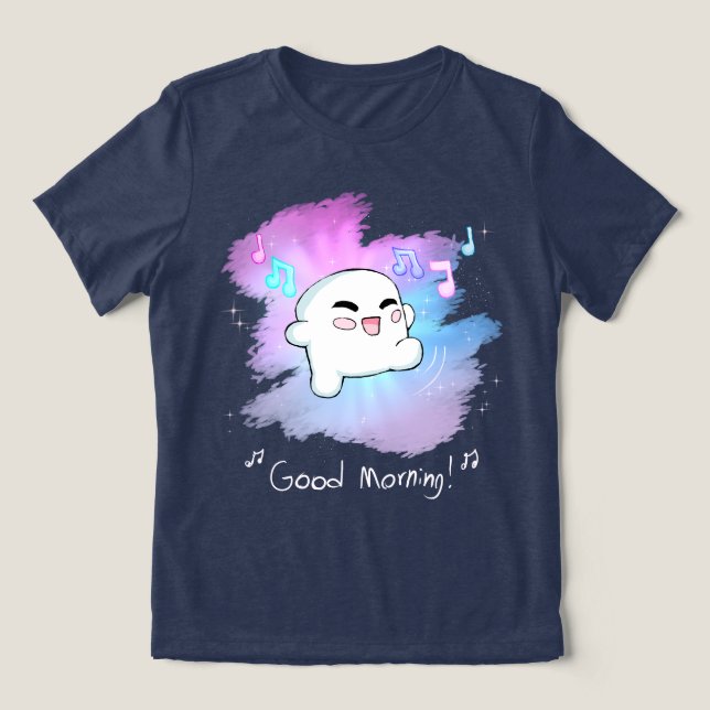 Good Morning! Tri-Blend Shirt (Design Front)
