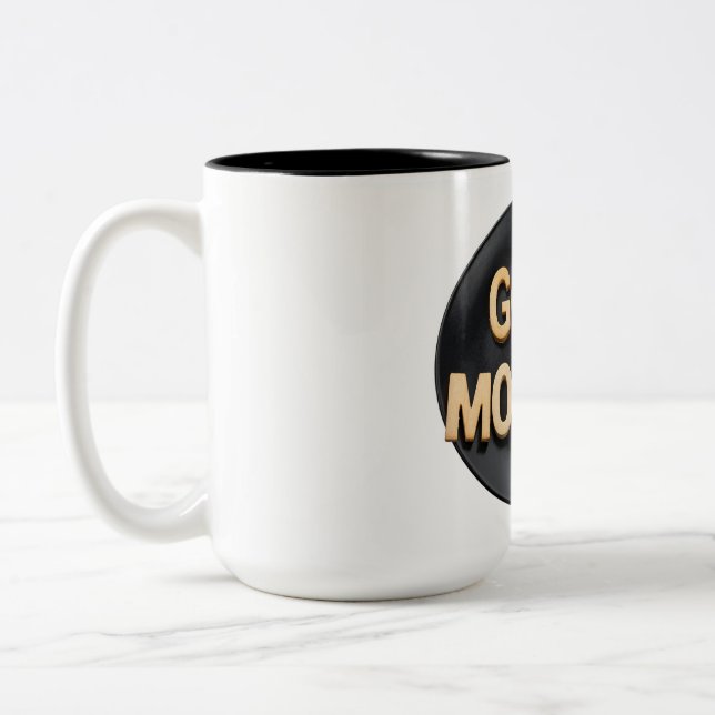 Good morning Two-Tone coffee mug (Left)