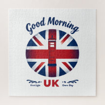 Good Morning UK – Union Jack & London Phone Box 