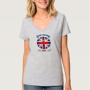 Good Morning UK – Union Jack & London Phone Box T-Shirt