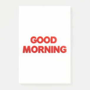 Good Morning Vibes Post-it Notes