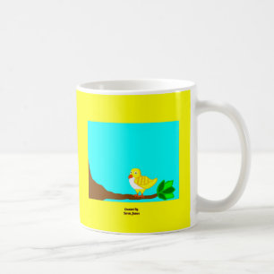 Good Morning Yellow Bird Coffee Mug