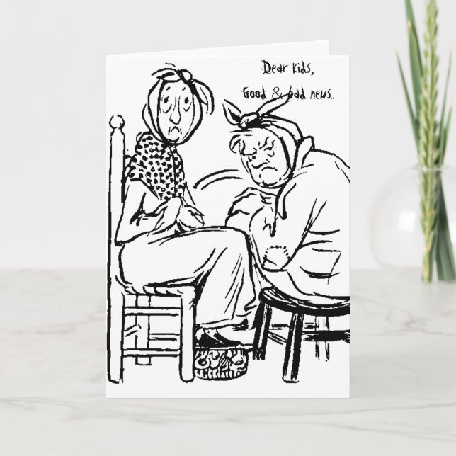 Good news & Bad news.. Card (Front)