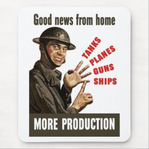 Good News From Home -- More Production Mouse Mat