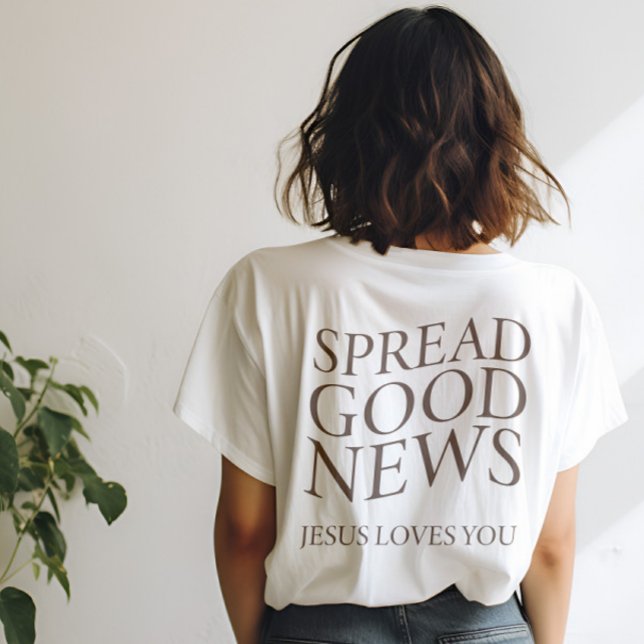 Good News Jesus Loves You | Christian Aesthetic T-Shirt (Creator Uploaded)
