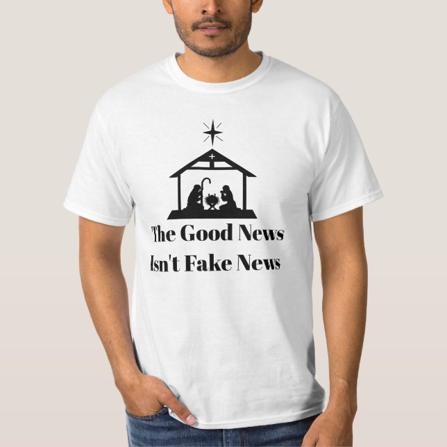 Good News Not Fake News Manger T-shirt (Front)