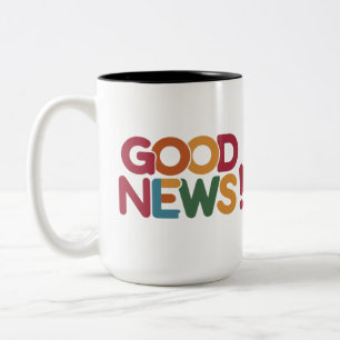 Good News Two-Tone Coffee Mug