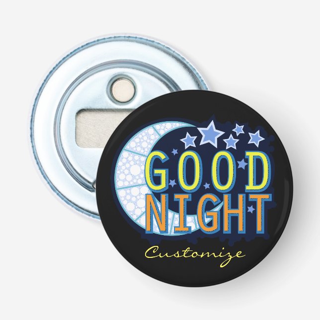 Good Night Crescent Moon Thunder_Cove Bottle Opener (Front)