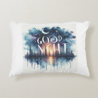 good night  decorative cushion