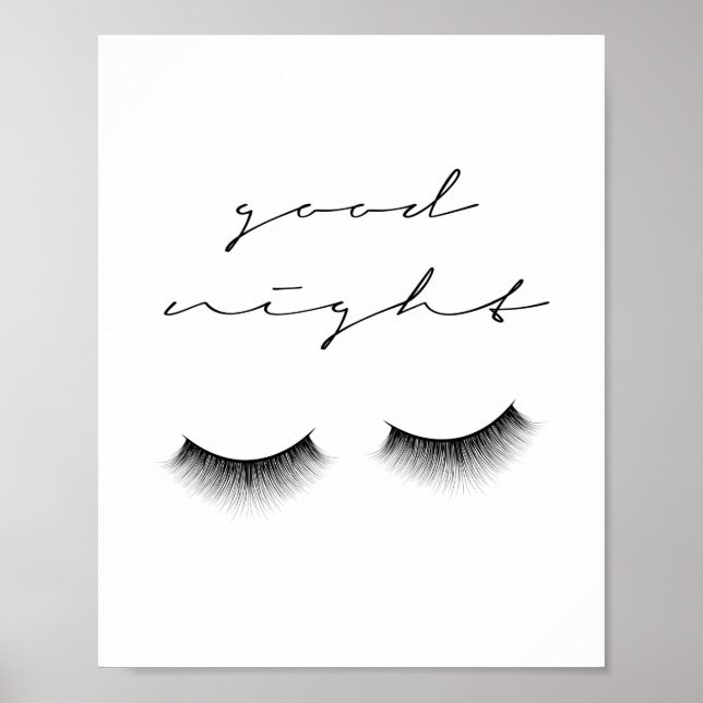 Good Night Lashes Poster (Front)