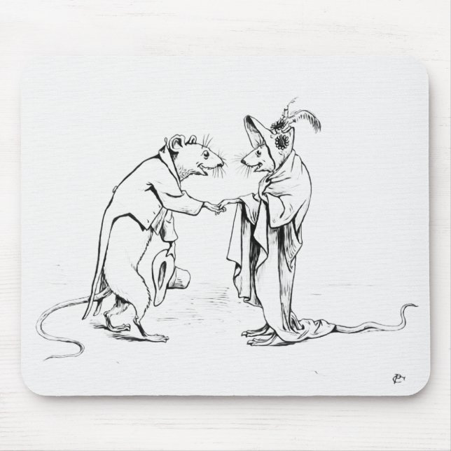 Good Night Mice Mouse Mat (Front)