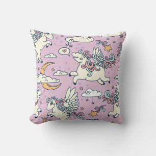 Good Night Pegasus: Cute Cartoon Cushion