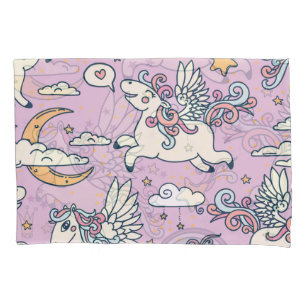 Good Night Pegasus: Cute Cartoon Pillowcase