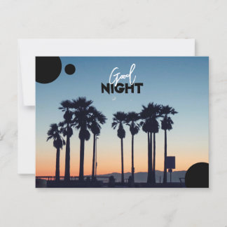 Good Night Postcard