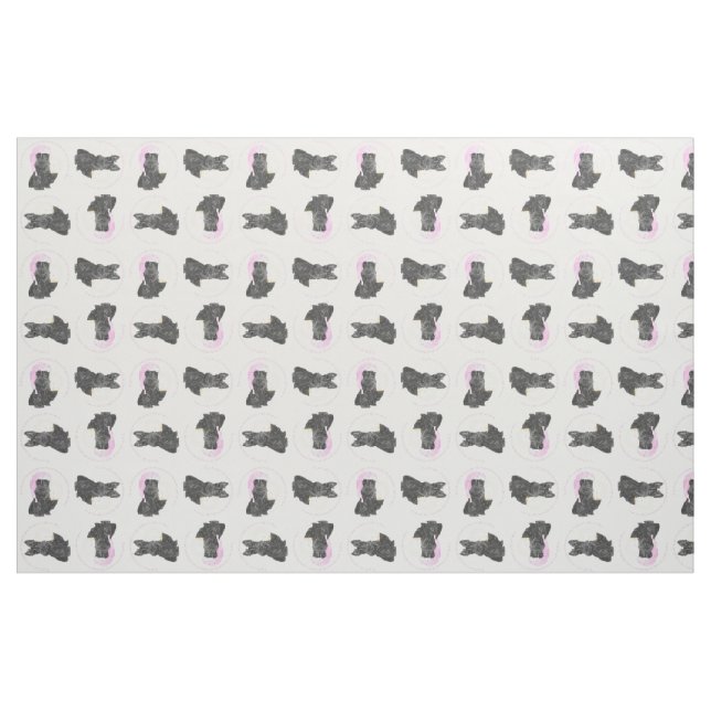 Good Night Scottish Terriers Fabric (Yard)