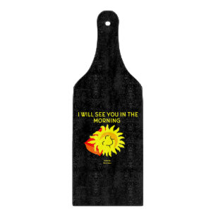 Good Night Sun Cutting Board Paddle