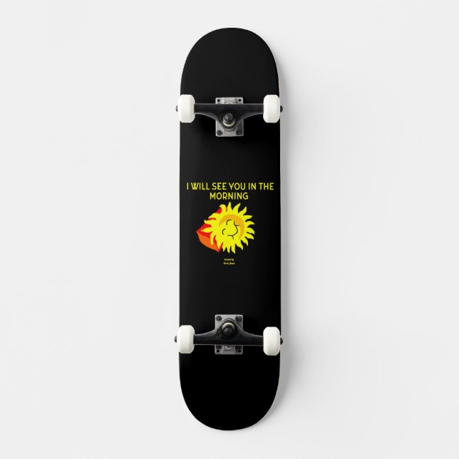 Good Night Sun Skateboard (Front)