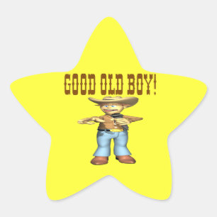 Good Old Boy Star Sticker