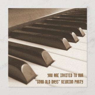 Good Old Days Reunion Invites