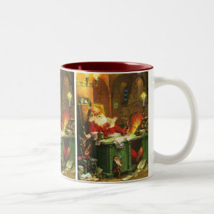 Good Old Santa Claus Two-Tone Coffee Mug