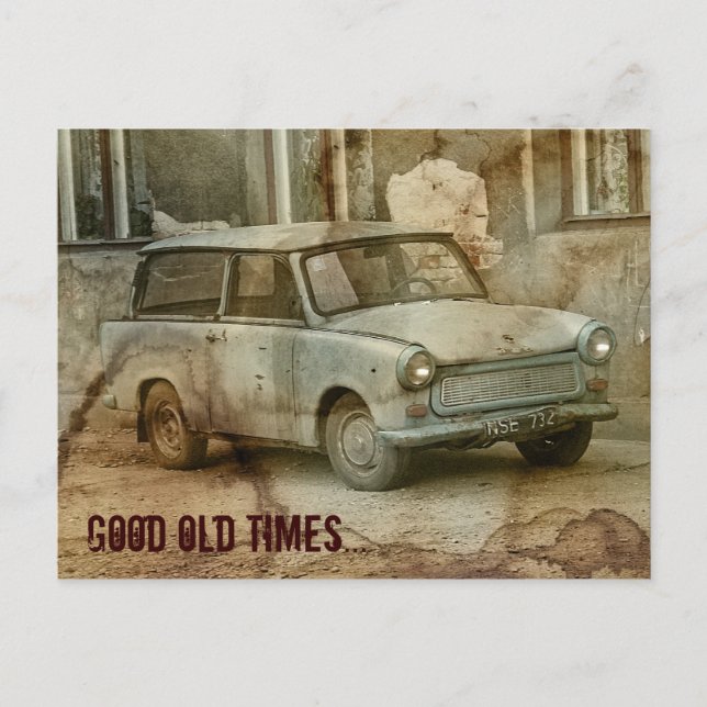 Good old times postcard (Front)