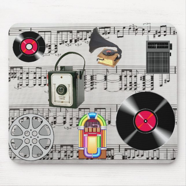 Good Ole Days Mouse Mat (Front)