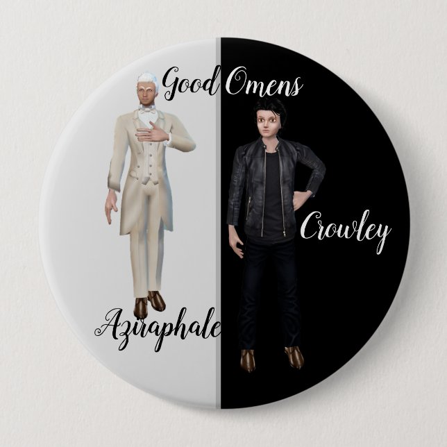 Good Omens badge (Front)
