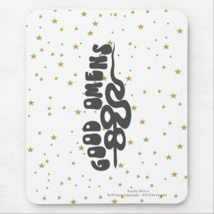 Good Omens Serpent Mouse Mat