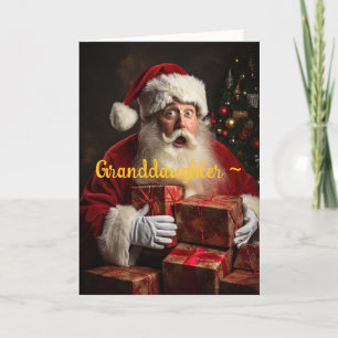 GOOD OR NOT GRANDDAUGHTER CHRISTMAS CARD